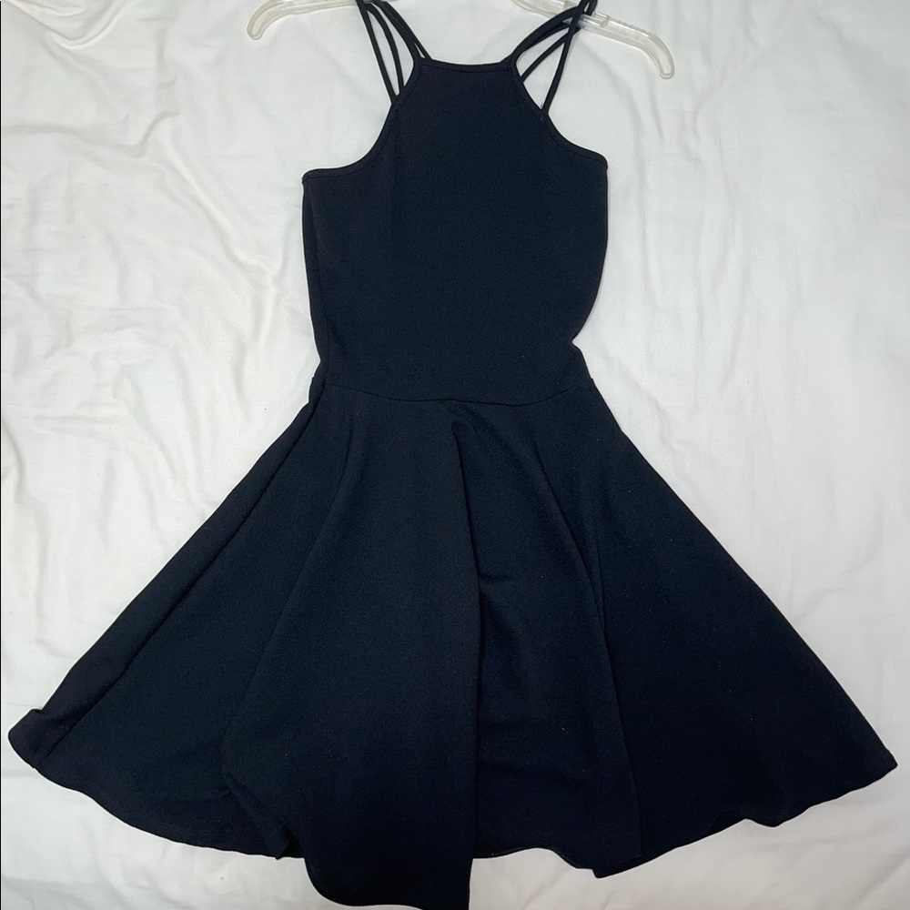 Casual black dress
